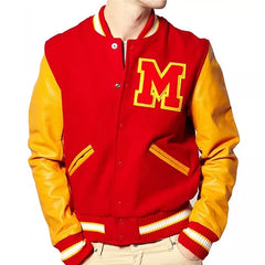 Thriller M Logo Michael Jackson Varsity Jacket
