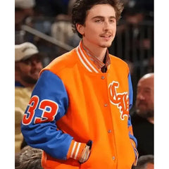 Timothee Chalamet NY Knicks Game Jacket