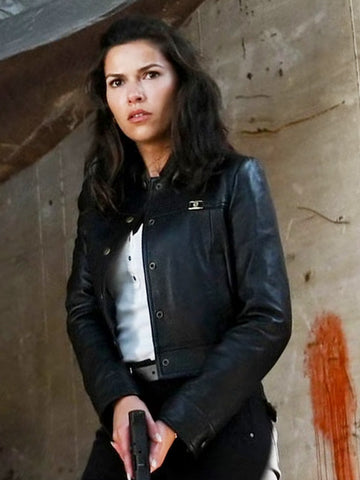 Tracker S02 Billie Matalon Black Leather Jacket