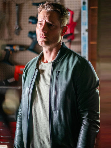 Tracker S02 Colter Shaw Bomber Leather Jacket