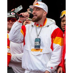 Travis Kelce Chiefs Super Bowl Parade Jacket