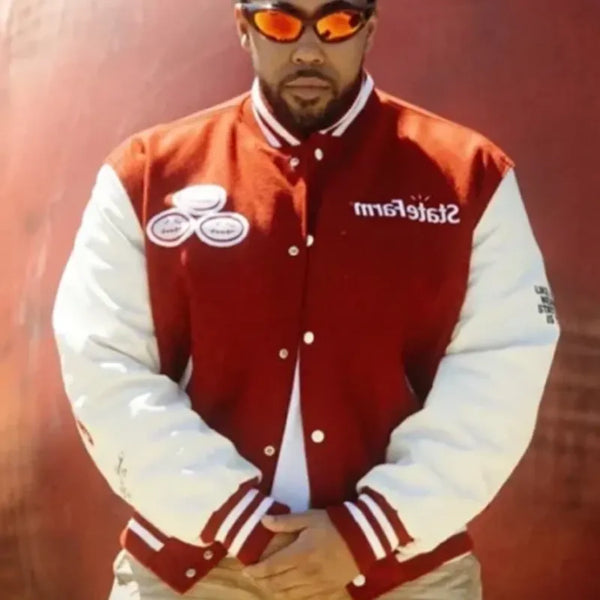Travis Scott Cactus Jack x State Farm Varsity Jacket