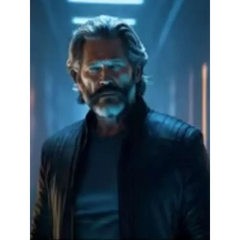 Tron Ares 2025 Jeff Bridges Black Leather Jacket