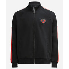 True Religion Brand Jeans Black Track Jacket
