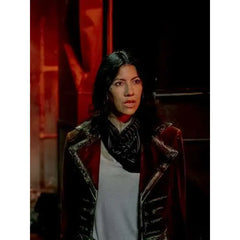 Twisted Metal Stephanie Beatriz Red Velvet Blazer