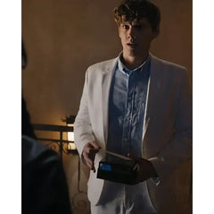 Tyler Galpin Wednesday S02 White Blazer