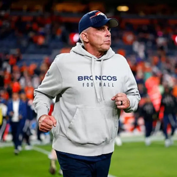 Sean Payton Denver Broncos Grey Hoodie
