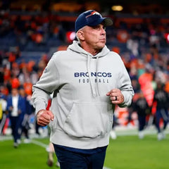 Sean Payton Denver Broncos Grey Hoodie