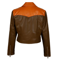 Jiwon Lee Vampirina Teenage Vampire Brown Leather Jacket