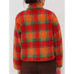 Jiwon Lee Vampirina Teenage Vampire 2025 Plaid Teddy Jacket