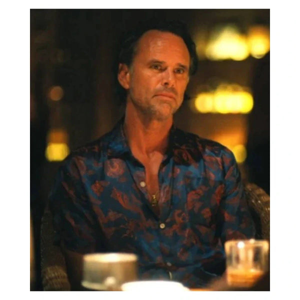 Walton Goggins The White Lotus S03 Printed Shirt
