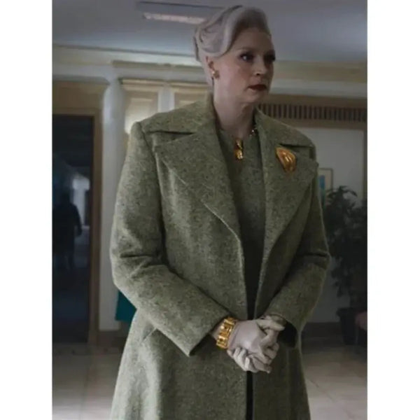 Wednesday Larissa Weems Green Coat