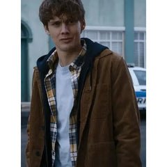 Wednesday S02 Tyler Galpin Brown Jacket