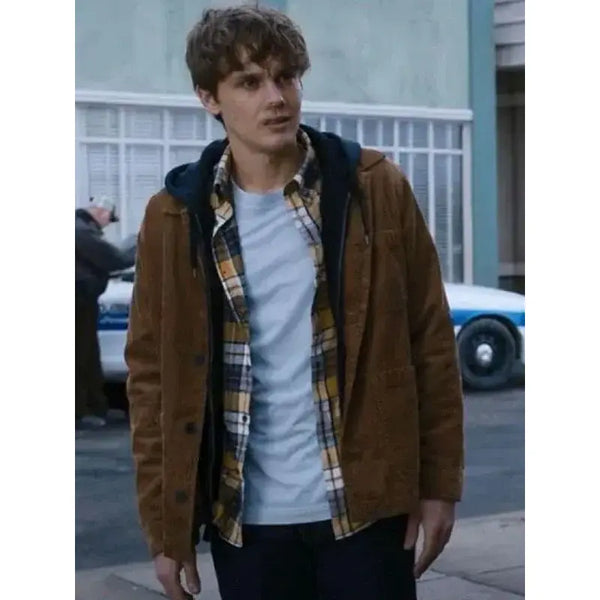 Wednesday S02 Tyler Galpin Brown Jacket