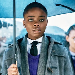 Wednesday S02 Joy Sunday Grey Coat