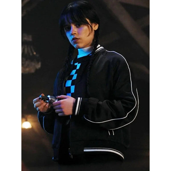 Wednesday Jenna Ortega Bomber Jacket