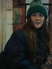 Isabelle Fuhrman Wish You Were Here 2025 Blue Puffer Jacket