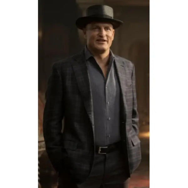 Woody Harrelson Now You See Me 3 Checkered Blazer