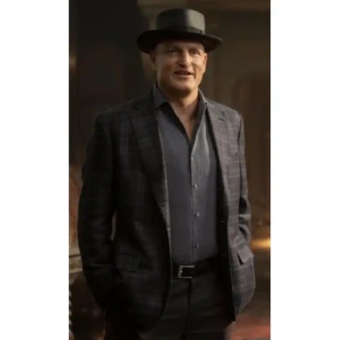 Woody Harrelson Now You See Me 3 Checkered Blazer