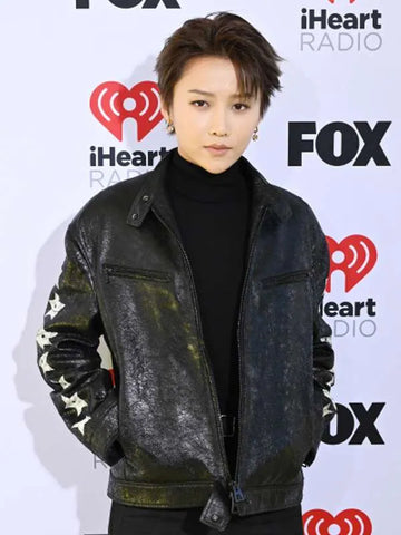 Xin Liu 2024 iHeartRadio Music Awards Leather Jacket