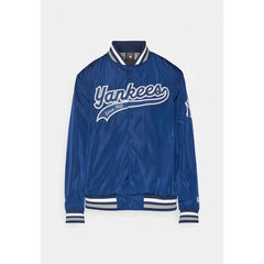 Yankees Blue Satin Bomber Jacket