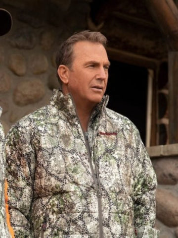 Yellowstone S05 John Dutton Snake Print Jacket