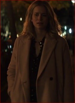 You Guinevere Beck Pale Pink Long Trench Coat