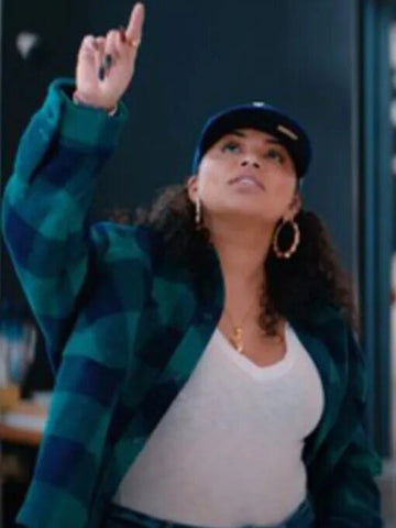 You People 2023 Amira Plaid Jacket