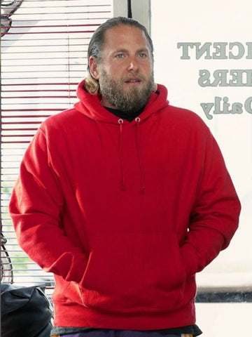 You People 2023 Jonah Hill Red Hoodie