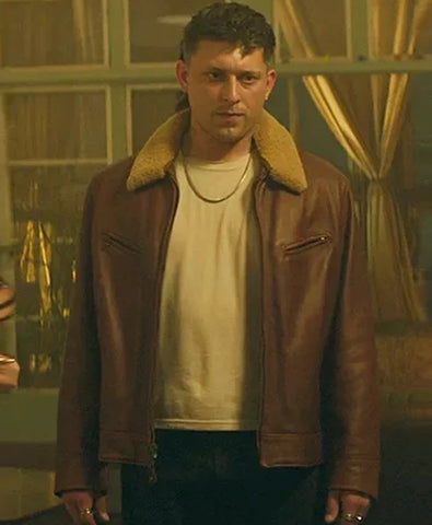 You S05 Tom Francis Shearling Leather Jacket