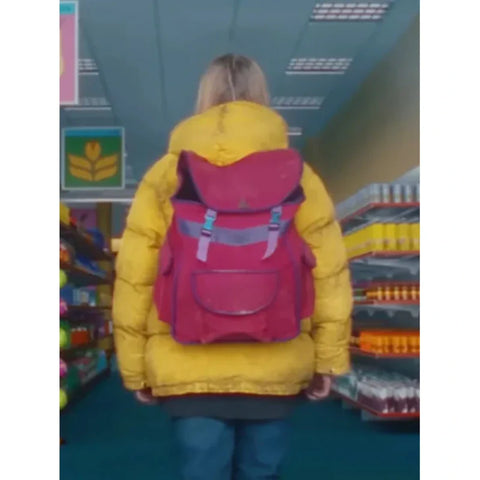 The Legend of Ochi 2025 Helena Zengel Yellow Puffer Jacket