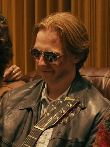 Zach Mund Mustard Man 2024 Black Leather Jacket