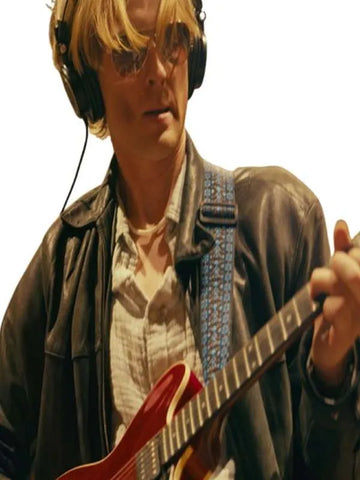 Zach Mund Mustard Man 2024 Black Leather Jacket