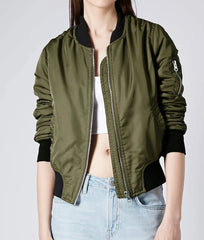 True Detective Rachel Mcadams Bomber Green Jacket