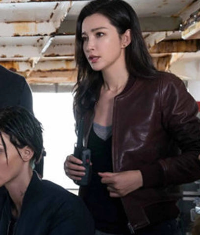 The Meg Bingbing Li Bomber Leather Jacket