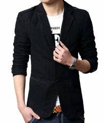 Men’s Slim Fit Black Casual Blazer