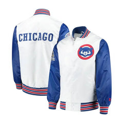 Varsity Chicago Cubs Satin Royal Blue Jacket