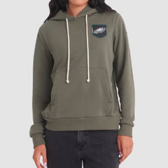 Philadelphia Eagles Olive 2025 Salute to Service Sideline Hoodie