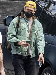 The Gray Man Ryan Gosling Green Denim Jacket