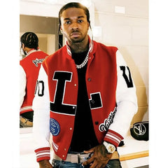 Pop Smoke Louis Vuitton Dreaming Varsity Jacket