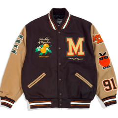Larry June Midnight Organic Varsity Jacket