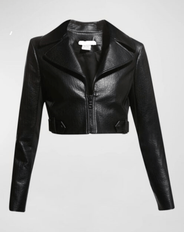 The Equalizer S03 Melody Bayani Black Leather Jacket