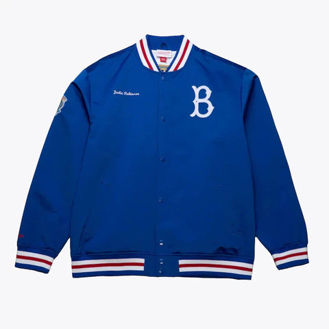 Men's Jackie Robinson Royal Brooklyn Dodgers Satin Jacket