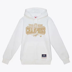 Men's White Dodgers 2024 World Series Champions Pullover Hoodie