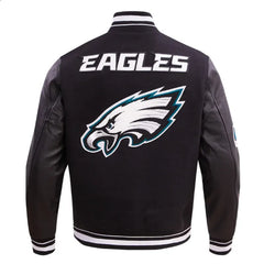 Philadelphia Eagles Mashup Rib Varsity Jacket