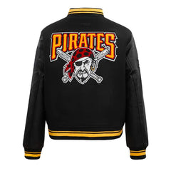 Retro Classic Rib Pittsburgh Pirates Varsity Jacket