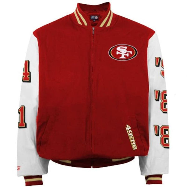 San Francisco 49ers Super Bowl Champions Varsity Jacket
