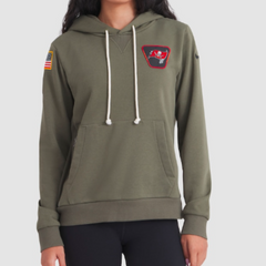 Tampa Bay Buccaneers Olive 2025 Salute to Service Sideline Hoodie