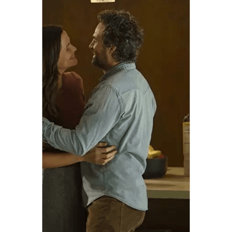 The Adam Project Mark Ruffalo Denim Shirt