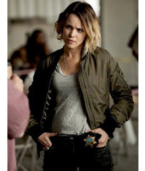 True Detective Rachel Mcadams Bomber Green Jacket
